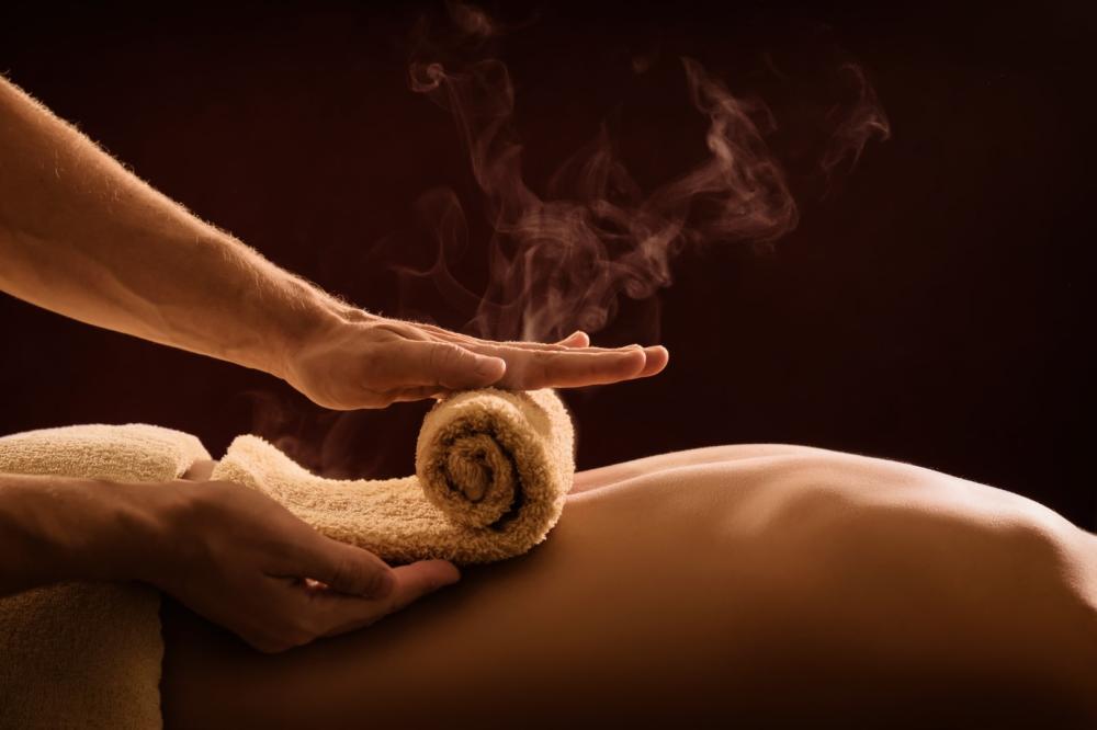 Massage huile